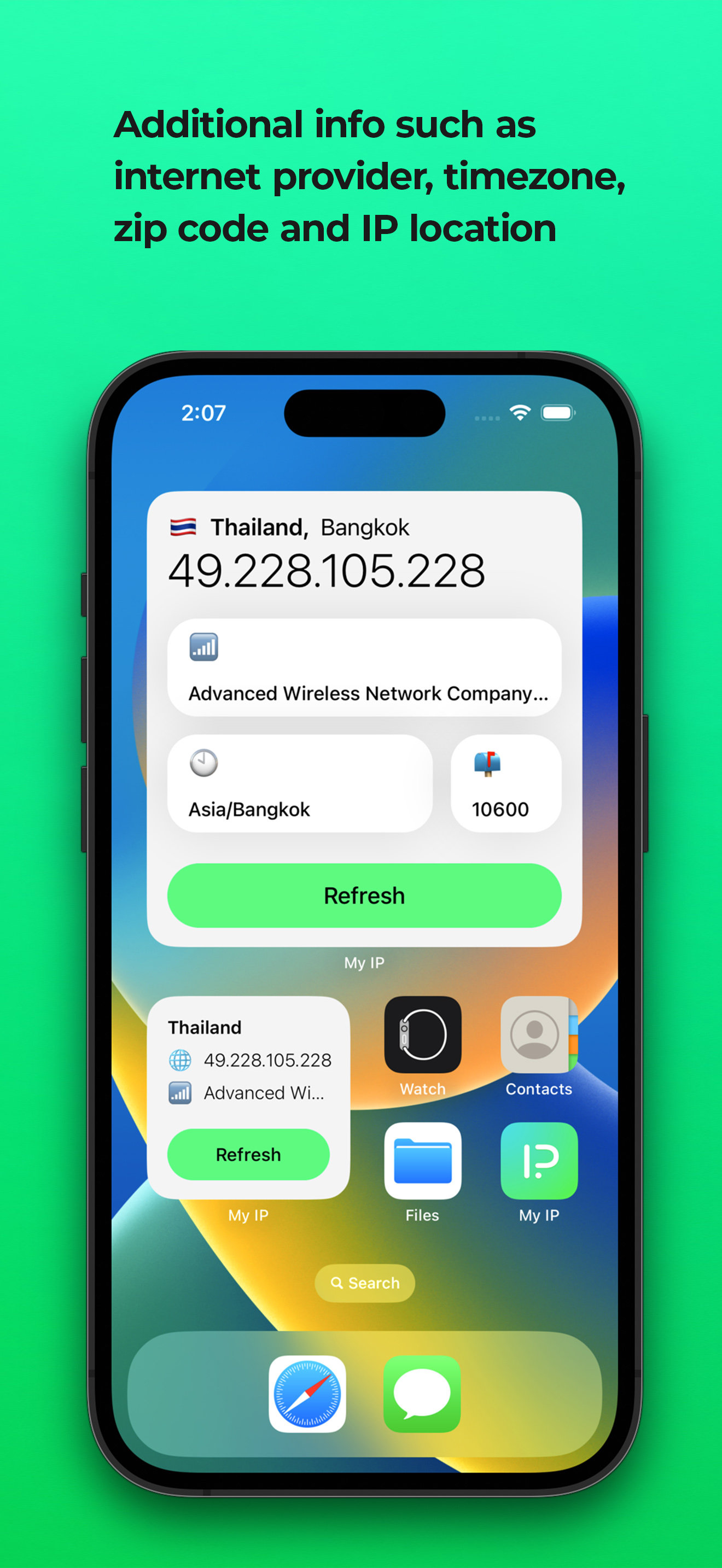 My IP Widget Screenshot 4